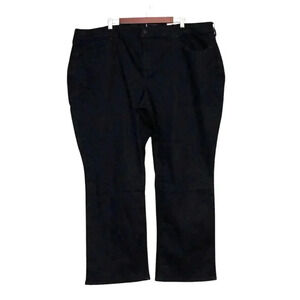 NWT NYDJ Jeans Size 26W Petite Marilyn Straight Leg Stretch Dark Wash Denim
